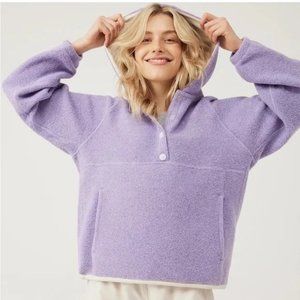 Outdoor Voices MegaFleece Pullover (Pale Iris) S